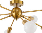 Lynpon Sputnik Chandelier Modern Brass Pendant Ceiling Light