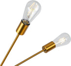 Lynpon Sputnik Chandelier Modern Brass Pendant Ceiling Light