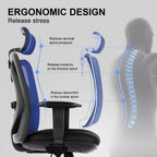 M18 Office Chair Ergonomic Desk Breathable Mesh Design