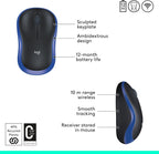 M185 Wireless Mouse 2.4ghz with USB Mini Receiver