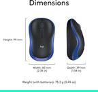M185 Wireless Mouse 2.4ghz with USB Mini Receiver