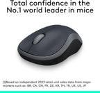 M185 Wireless Mouse 2.4ghz with USB Mini Receiver