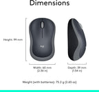 M185 Wireless Mouse 2.4ghz with USB Mini Receiver