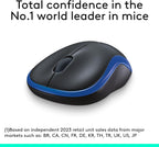 M185 Wireless Mouse 2.4ghz with USB Mini Receiver