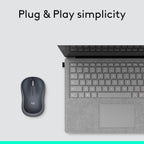 M185 Wireless Mouse 2.4ghz with USB Mini Receiver