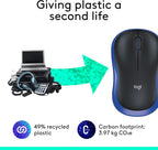 M185 Wireless Mouse 2.4ghz with USB Mini Receiver
