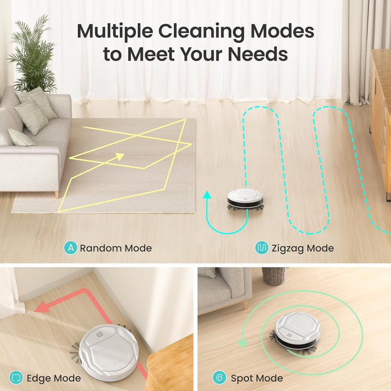 M210pro Robot Vacuum Cleaner 4000pa Suction for Carpet