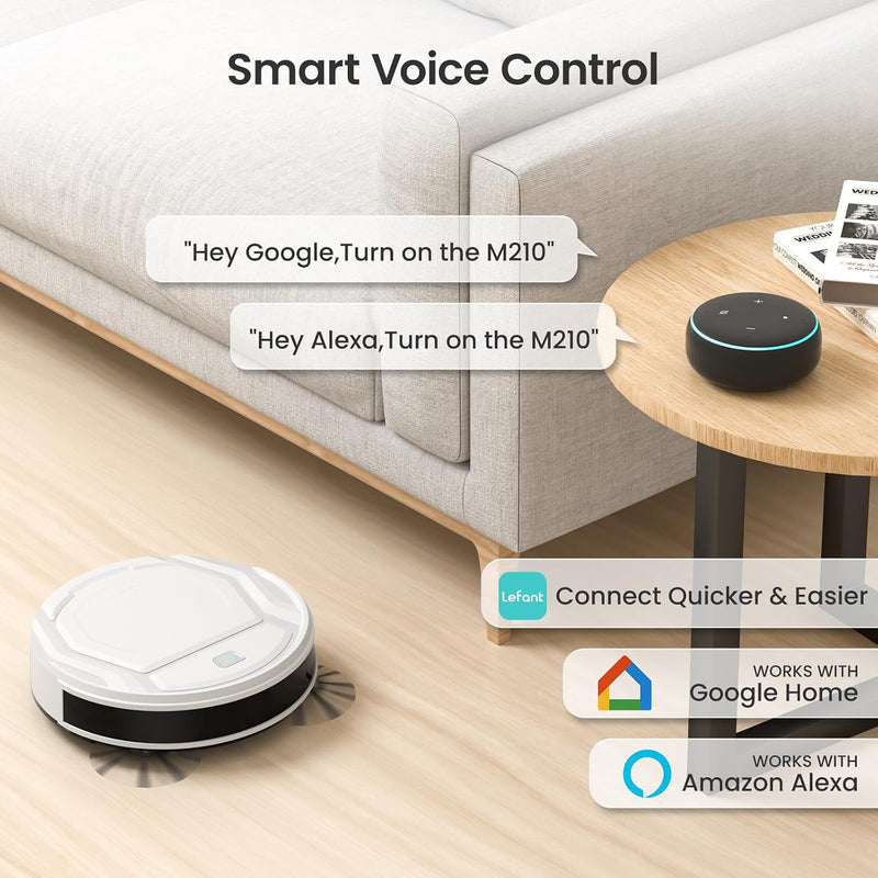 M210pro Robot Vacuum Cleaner 4000pa Suction for Carpet