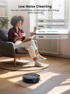 M210pro Robot Vacuum Cleaner 4000pa Suction for Carpet