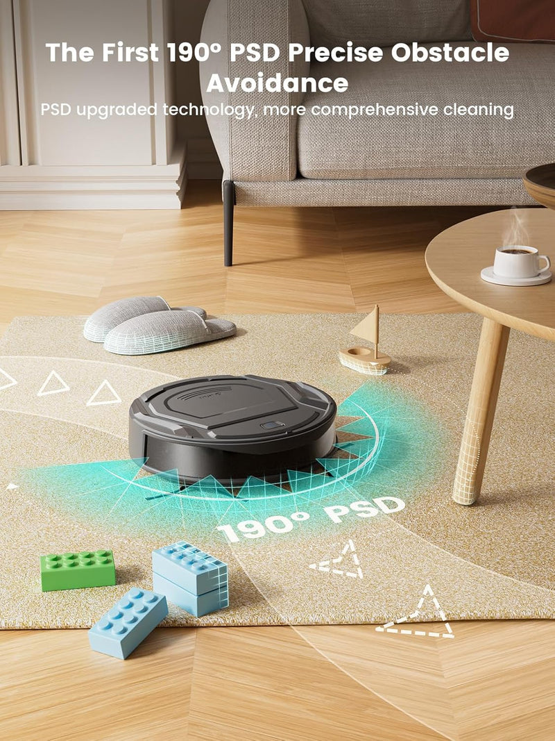 M210pro Robot Vacuum Cleaner 4000pa Suction for Carpet