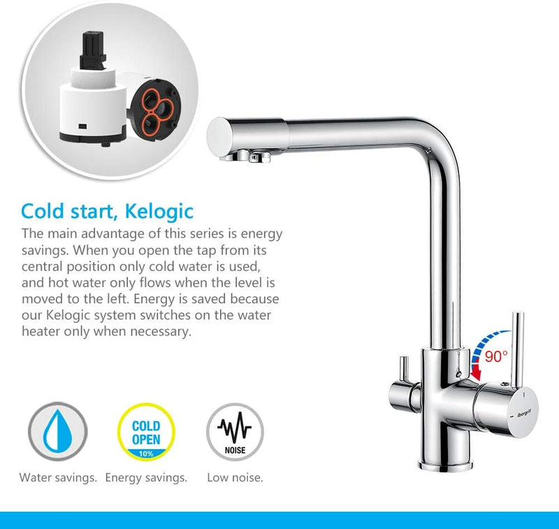 M22109A 3 Way Water Filter Tap Kitchen Drinking