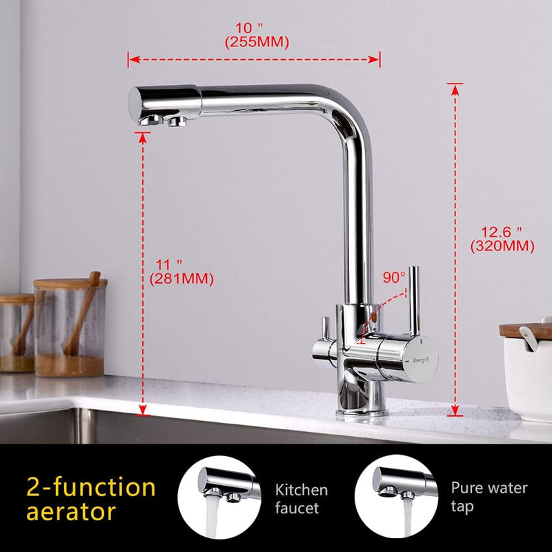 M22109A 3 Way Water Filter Tap Kitchen Drinking