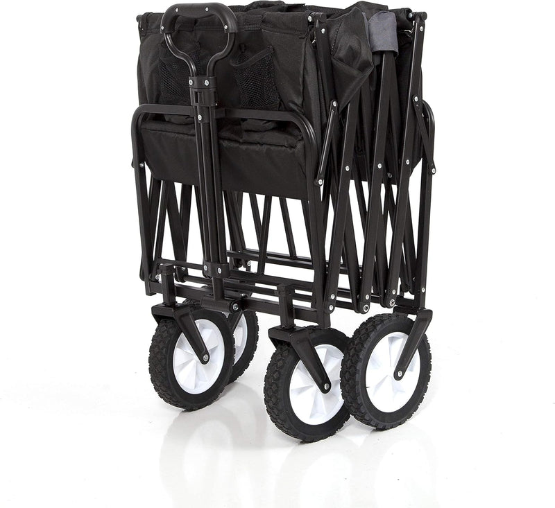 Collapsible Outdoor Utility Wagon with Folding Table