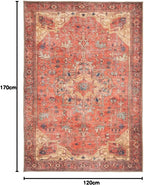 Washable Geometric Cotton Large Rugs Modern Stain Resistant