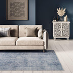 Washable Geometric Cotton Large Rugs Modern Stain Resistant
