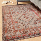 Washable Geometric Cotton Large Rugs Modern Stain Resistant