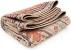 Washable Geometric Cotton Large Rugs Modern Stain Resistant