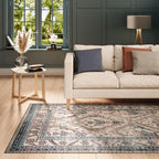 Washable Geometric Cotton Large Rugs Modern Stain Resistant