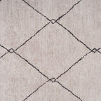 Washable Geometric Cotton Large Rugs Modern Stain Resistant