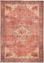 Washable Geometric Cotton Large Rugs Modern Stain Resistant