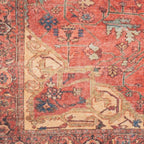 Washable Geometric Cotton Large Rugs Modern Stain Resistant