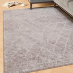 Washable Geometric Cotton Large Rugs Modern Stain Resistant