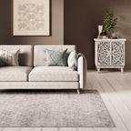 Washable Geometric Cotton Large Rugs Modern Stain Resistant