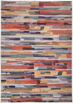 Washable Geometric Cotton Large Rugs Modern Stain Resistant