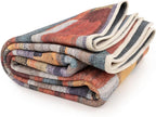 Washable Geometric Cotton Large Rugs Modern Stain Resistant