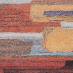Washable Geometric Cotton Large Rugs Modern Stain Resistant