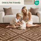 Washable Large Rugs Living Room Non-Slip