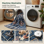 Washable Large Rugs Living Room Non-Slip