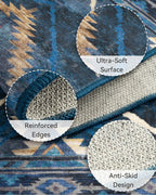 Washable Large Rugs Living Room Non-Slip