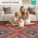 Washable Large Rugs Living Room Non-Slip