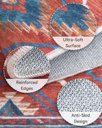 Washable Large Rugs Living Room Non-Slip