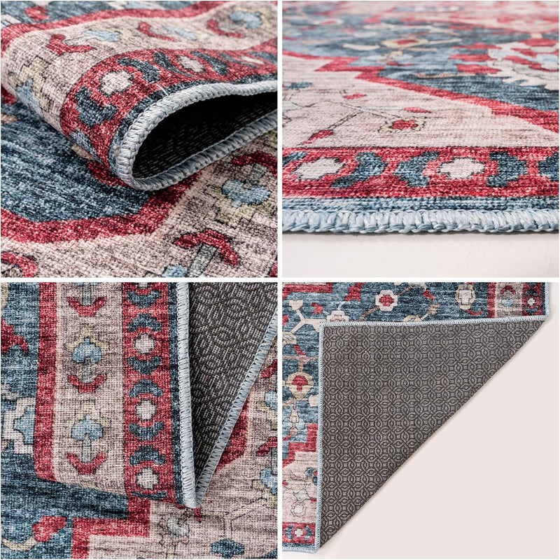 Washable Rug -%63 Cotton Low Pile Carpet