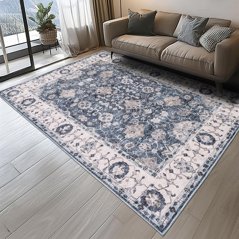 Washable Rug -%63 Cotton Low Pile Carpet