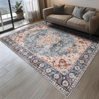 Washable Rug -%63 Cotton Low Pile Carpet