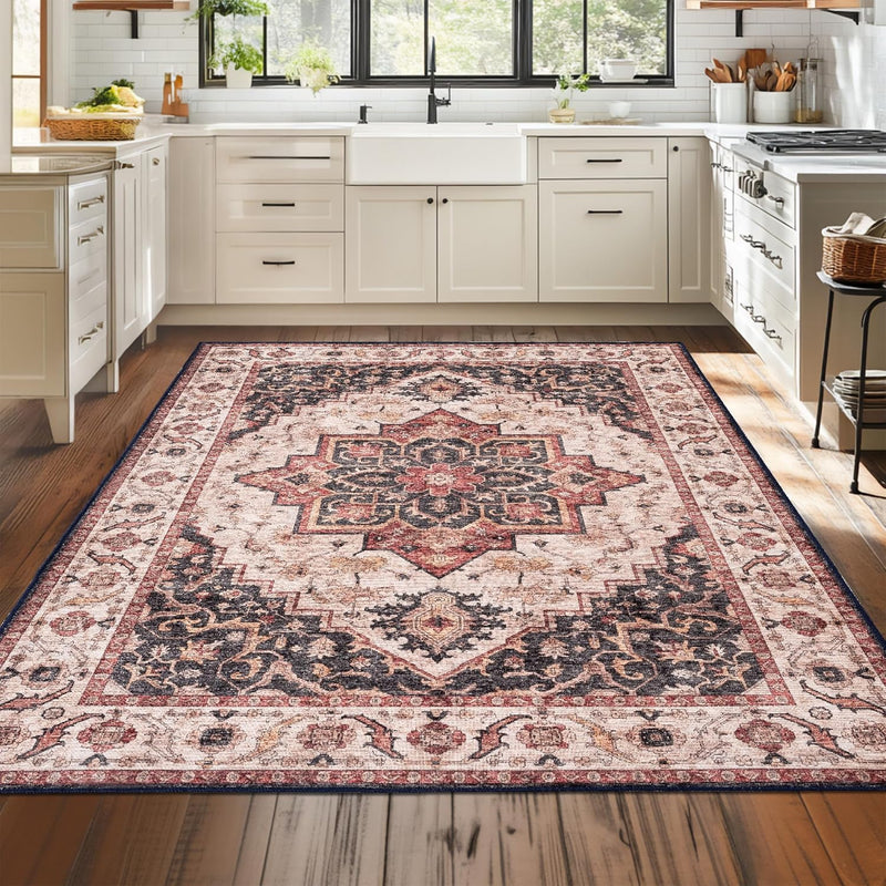 Washable Rug -%63 Cotton Low Pile Carpet