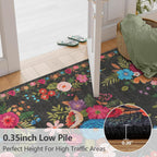 Washable Rugs Living Room Non Slip Floor