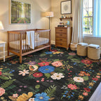 Washable Rugs Living Room Non Slip Floor