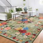 Washable Rugs Living Room Non Slip Floor
