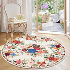 Washable Rugs Living Room Non Slip Floor