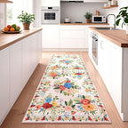 Washable Rugs Living Room Non Slip Floor