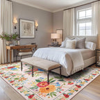 Washable Rugs Living Room Non Slip Floor