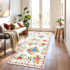 Washable Rugs Living Room Non Slip Floor