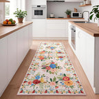 Washable Rugs Living Room Non Slip Floor
