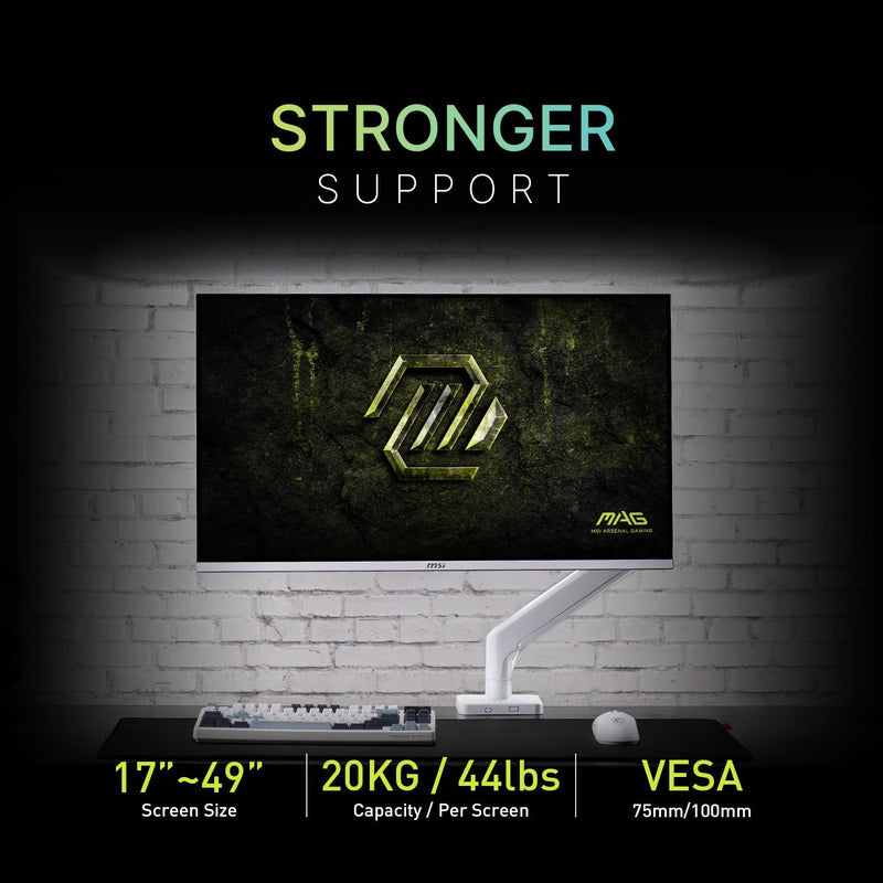 Mag Premium Heavy Duty Single Monitor Stand Arm