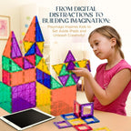 Magnet Building Tiles Set for Kids 56 Pcs