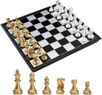Magnetic Chess Set with Folding Board and Pieces